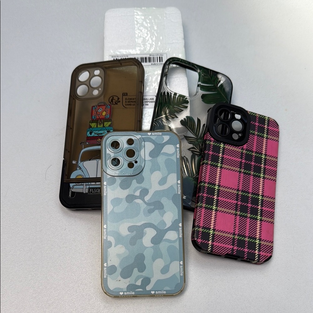 iPhone 12 Pro Max 4 Piece Case Bundle & New 3 Pack Screen Protectors